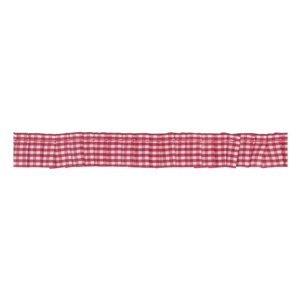Volante plisado Cuadro vichy 2cm
