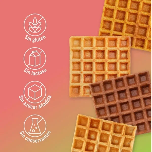 Waffit Waffles Chocolate 4 Und 550g - Imagen 3