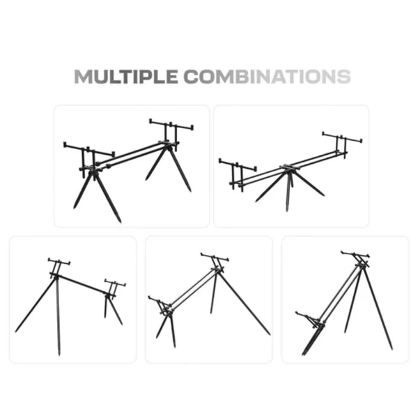 Zfish Rod Pod Master 4 Cañas - Imagen 2